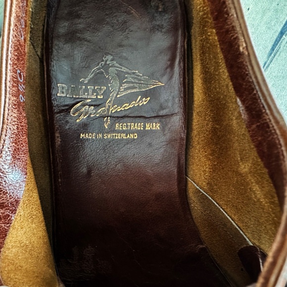 Vintage Bally Men\'s Leather Derby Shoes – Size 9.5C (Runs Slightly Small) main image 9